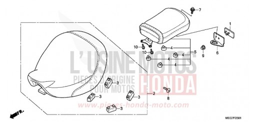 SEAT (VT750CS/C/CA) VT750CSC de 2012